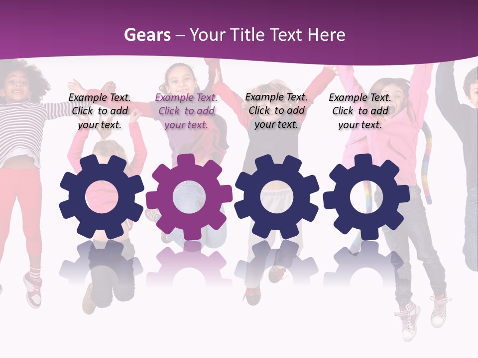 Joy Friends Childhood PowerPoint Template