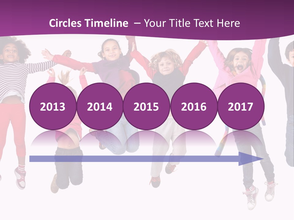 Joy Friends Childhood PowerPoint Template