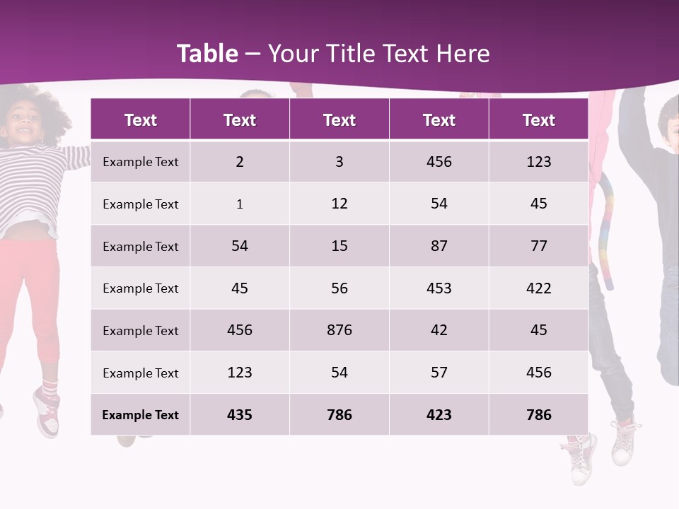 Joy Friends Childhood PowerPoint Template