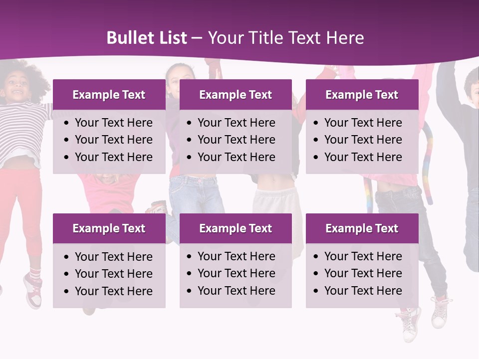 Joy Friends Childhood PowerPoint Template