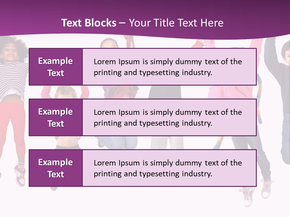 Joy Friends Childhood PowerPoint Template