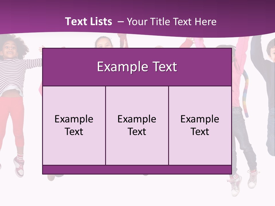 Joy Friends Childhood PowerPoint Template
