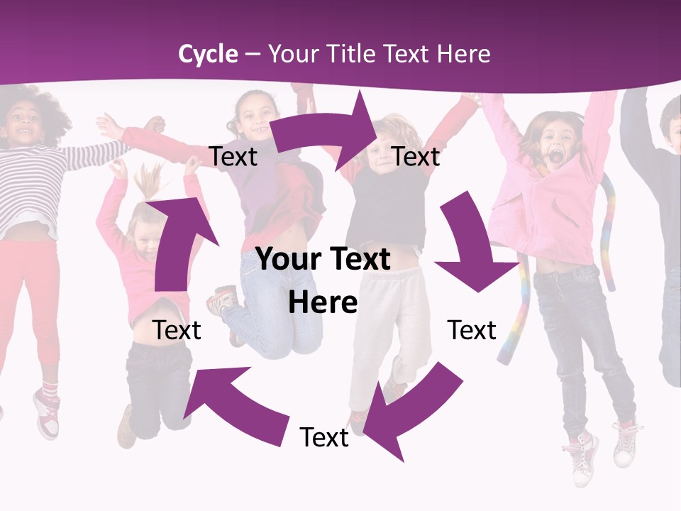 Joy Friends Childhood PowerPoint Template