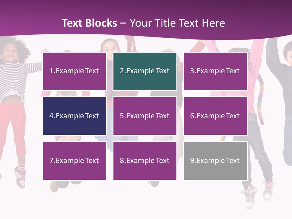 Joy Friends Childhood PowerPoint Template