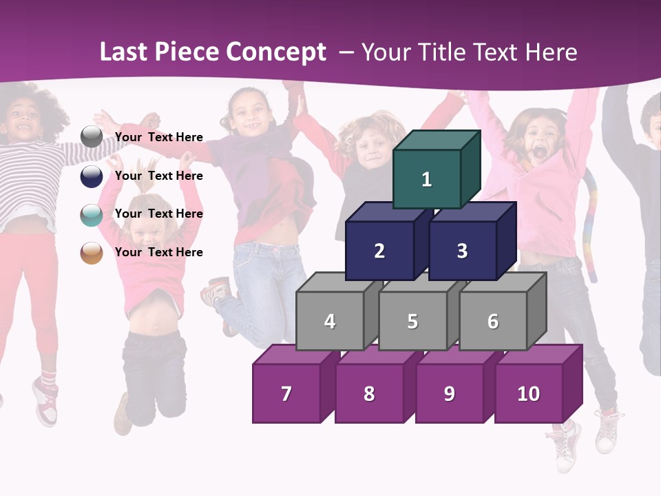 Joy Friends Childhood PowerPoint Template