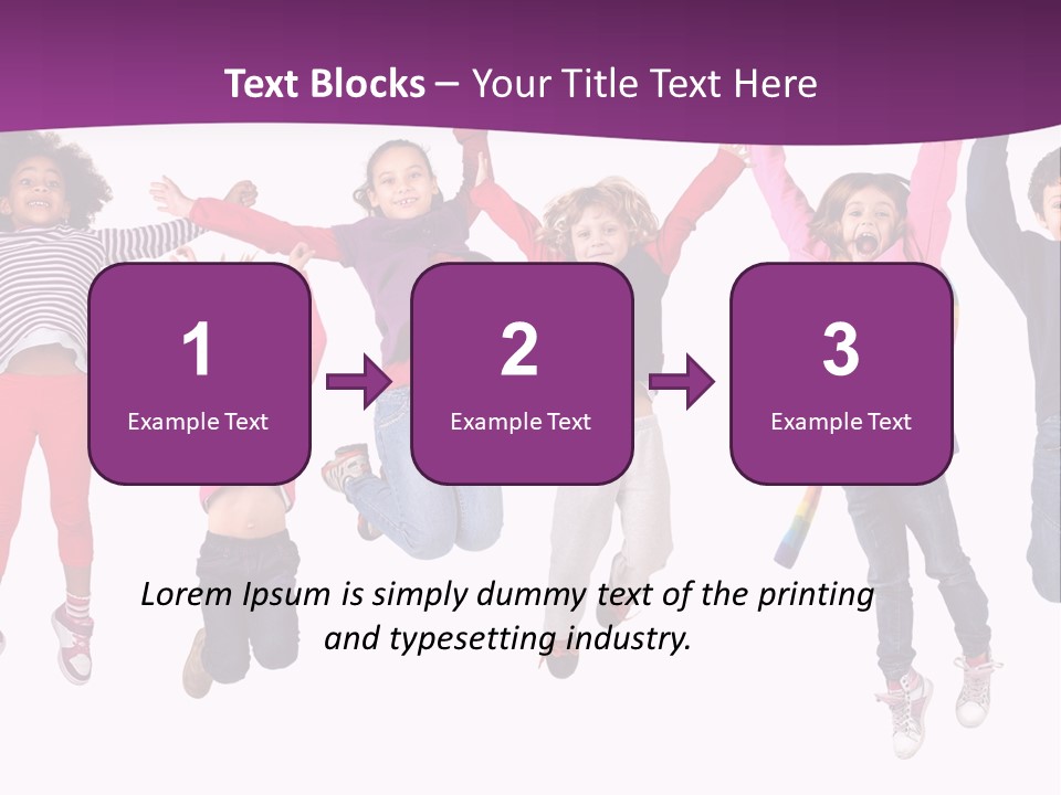 Joy Friends Childhood PowerPoint Template