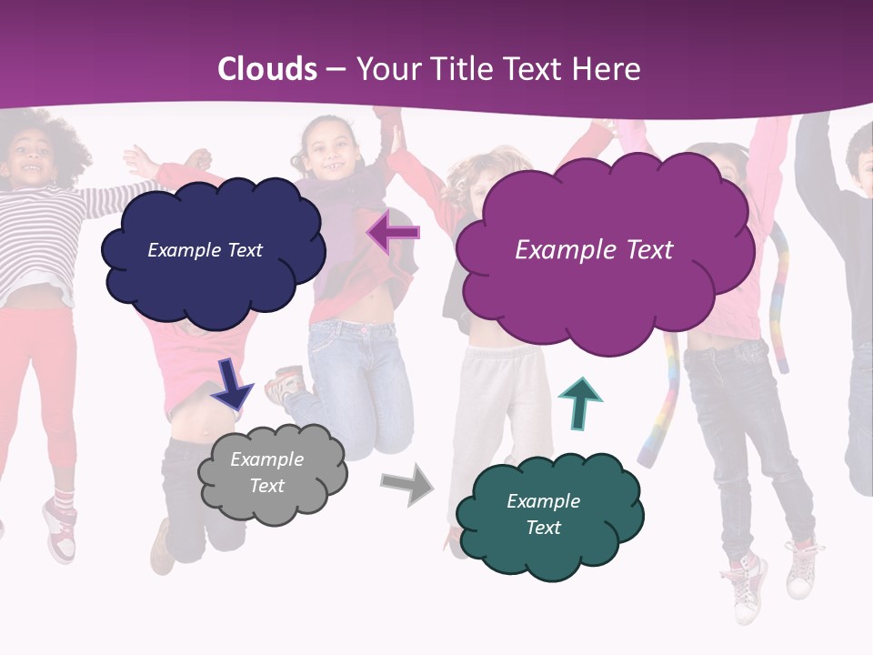 Joy Friends Childhood PowerPoint Template