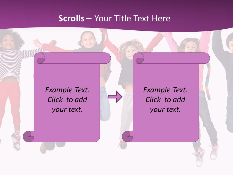 Joy Friends Childhood PowerPoint Template