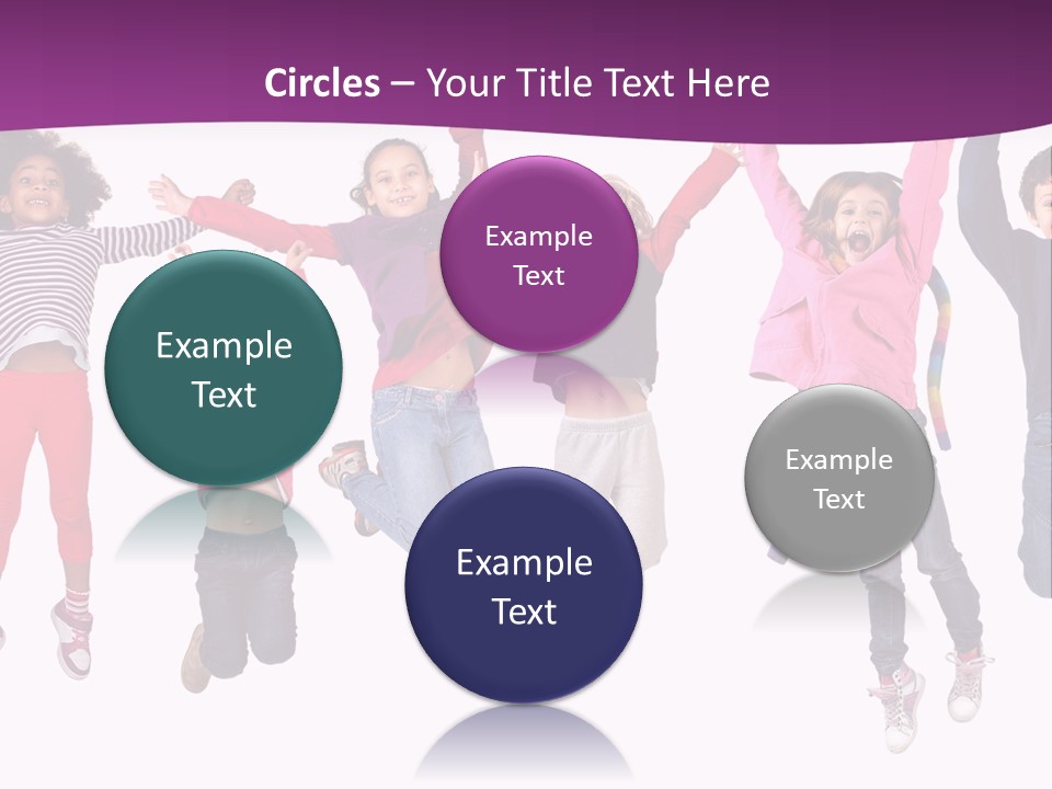 Joy Friends Childhood PowerPoint Template