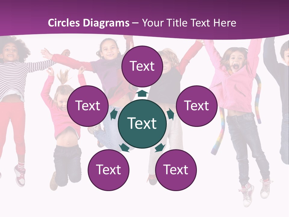 Joy Friends Childhood PowerPoint Template