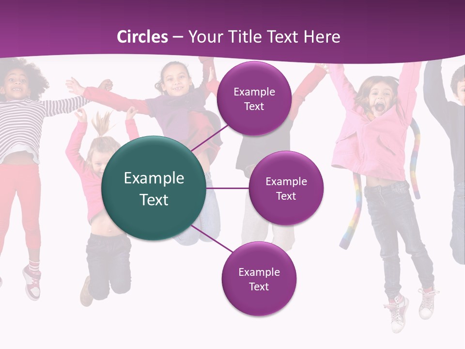 Joy Friends Childhood PowerPoint Template