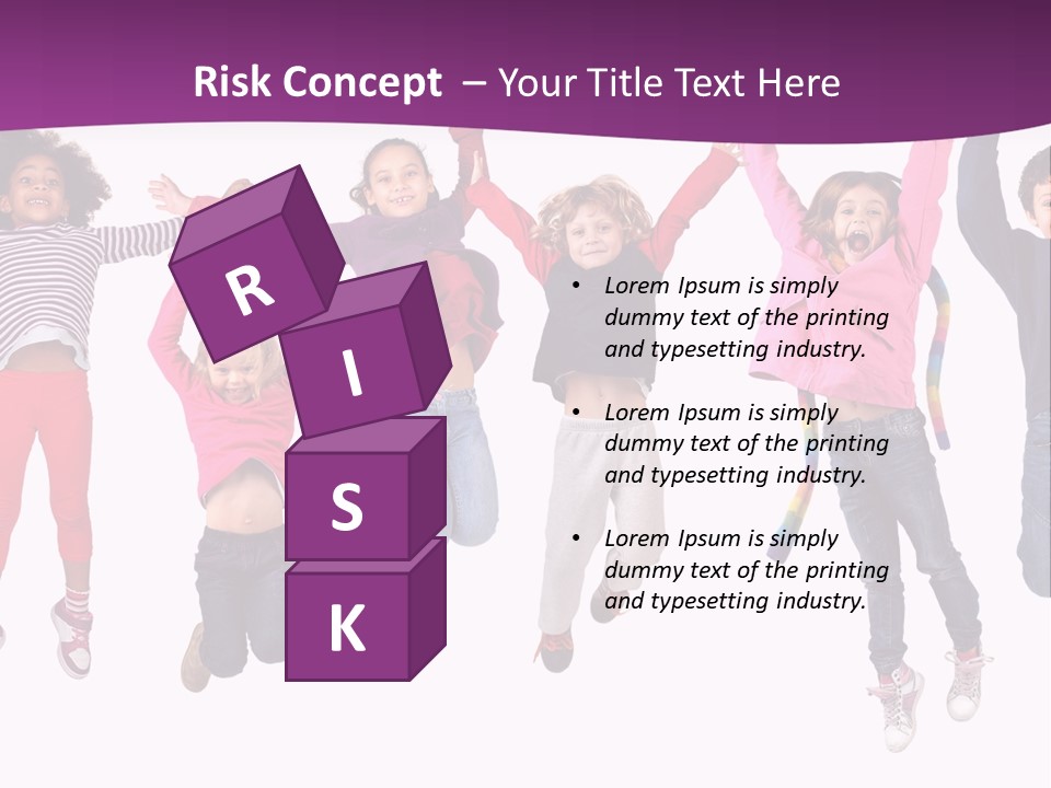 Joy Friends Childhood PowerPoint Template