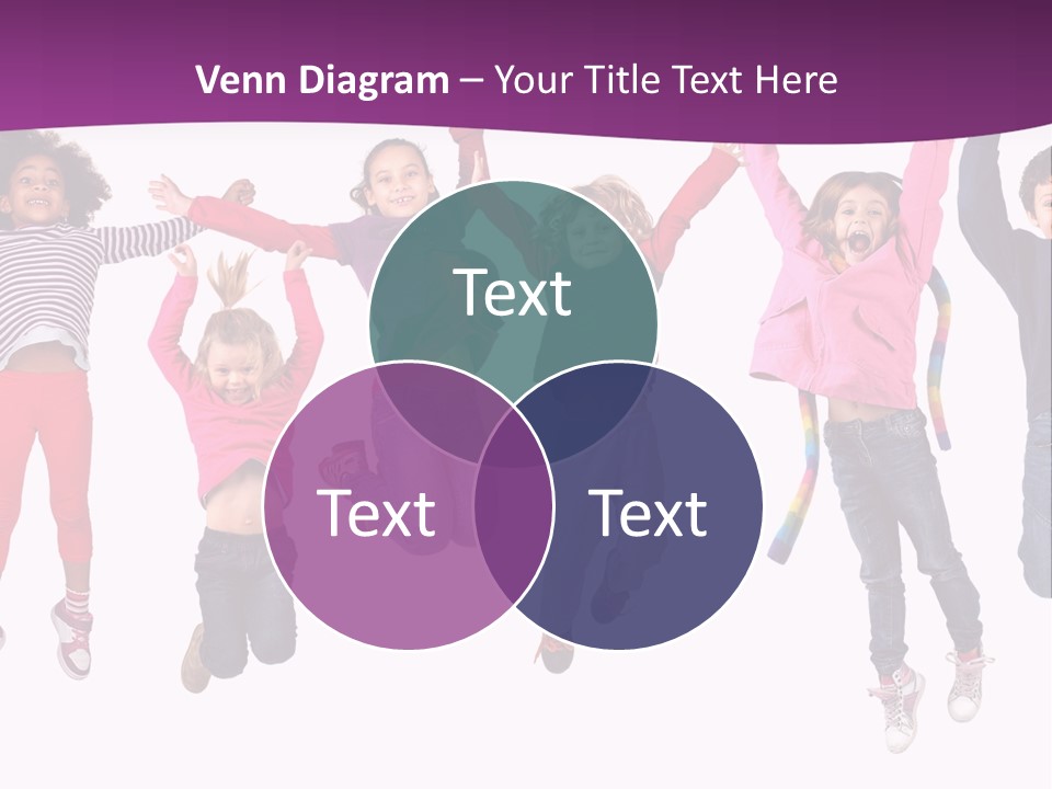 Joy Friends Childhood PowerPoint Template