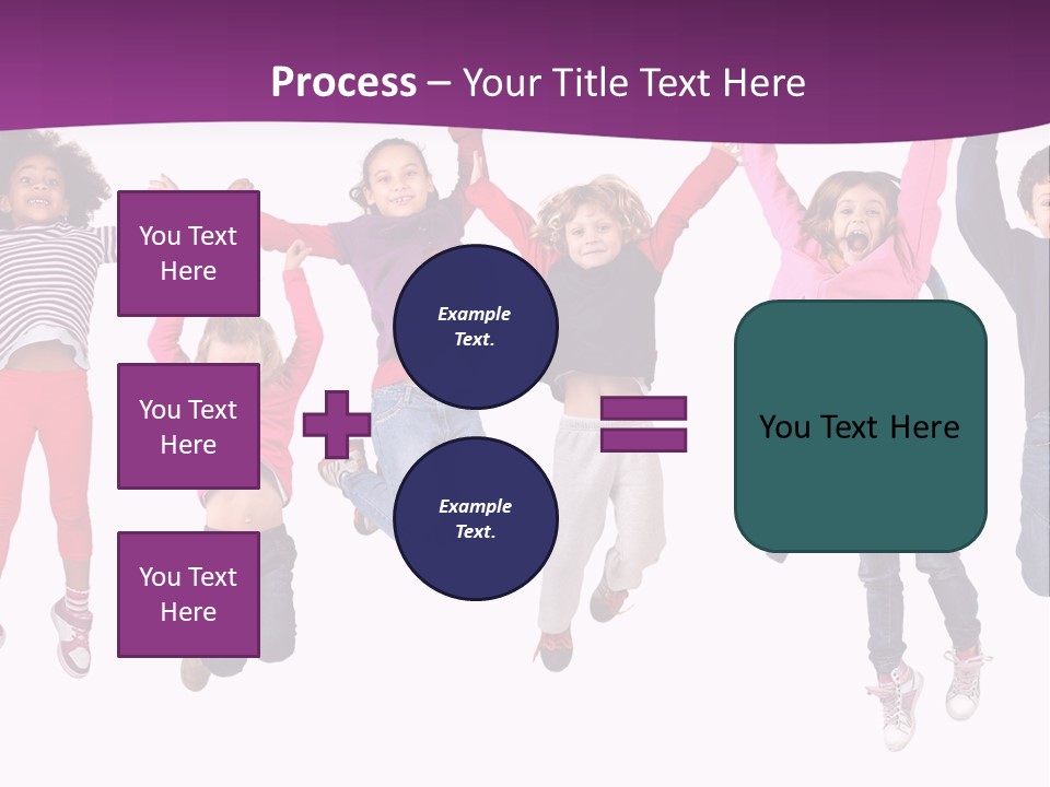 Joy Friends Childhood PowerPoint Template