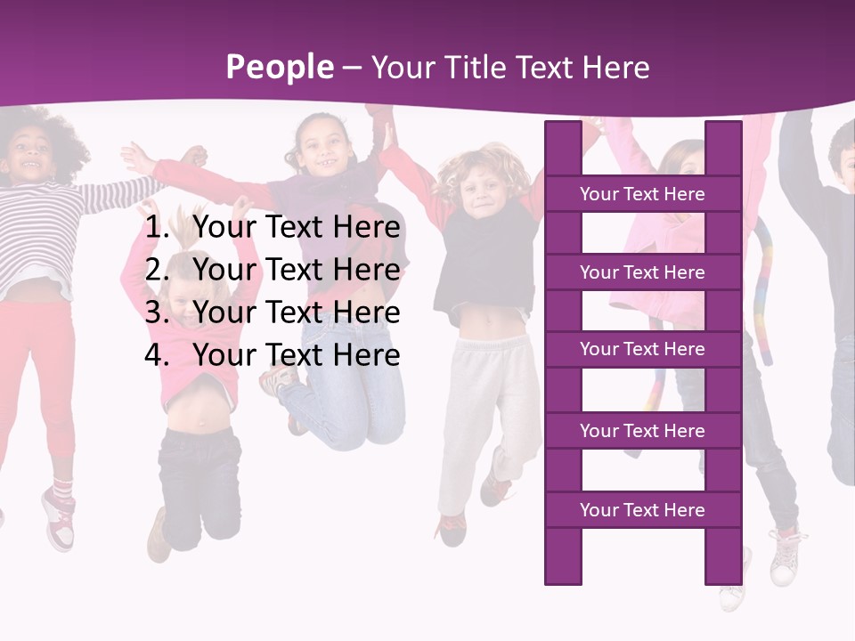 Joy Friends Childhood PowerPoint Template