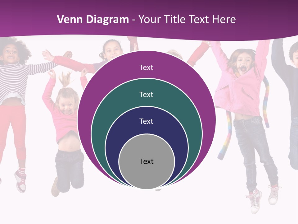 Joy Friends Childhood PowerPoint Template