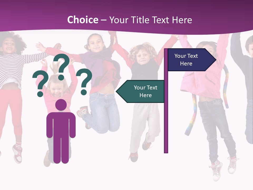 Joy Friends Childhood PowerPoint Template