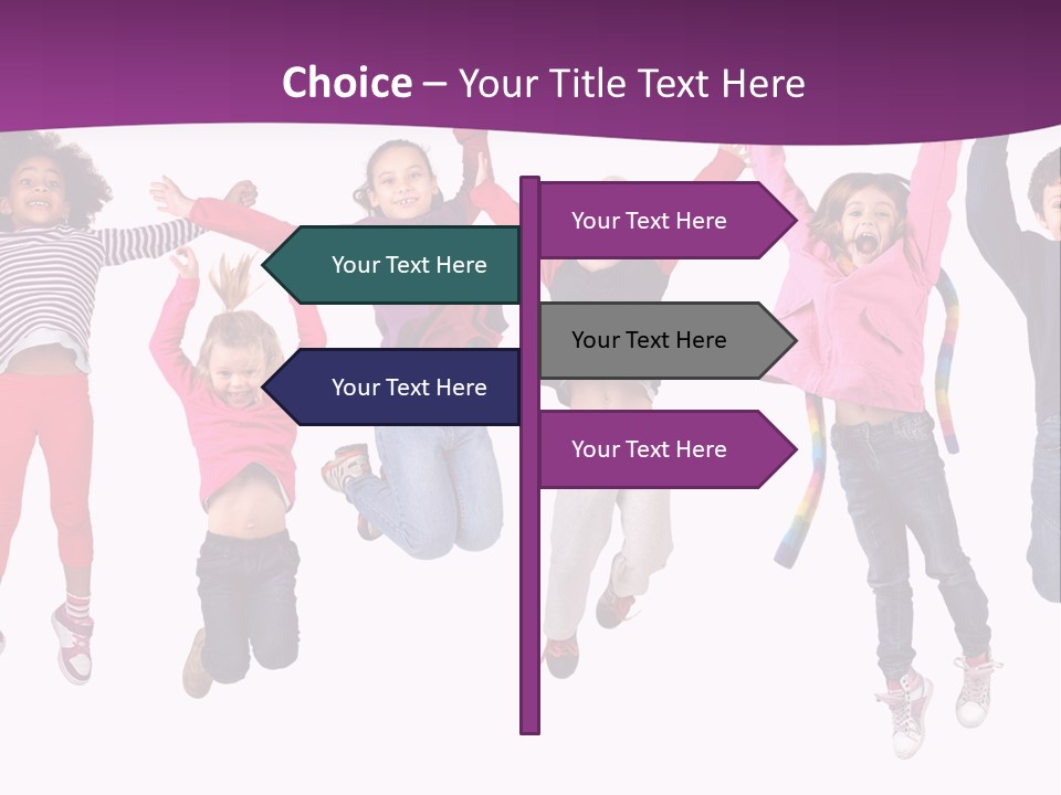 Joy Friends Childhood PowerPoint Template