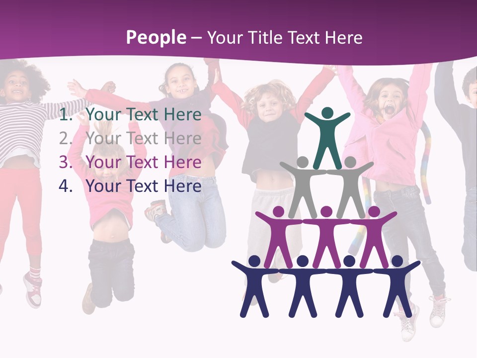 Joy Friends Childhood PowerPoint Template