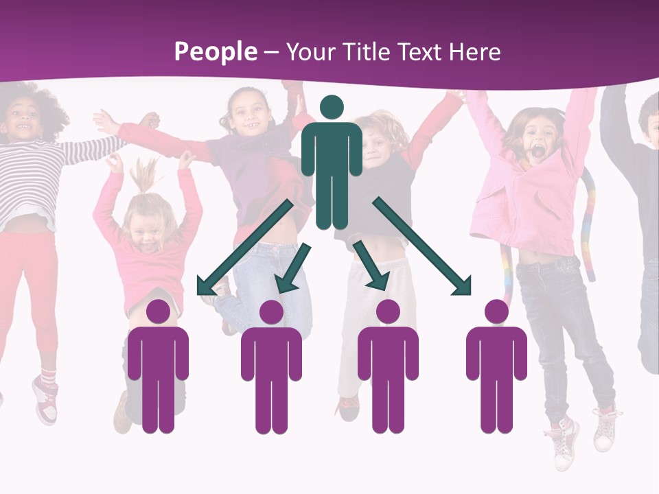 Joy Friends Childhood PowerPoint Template