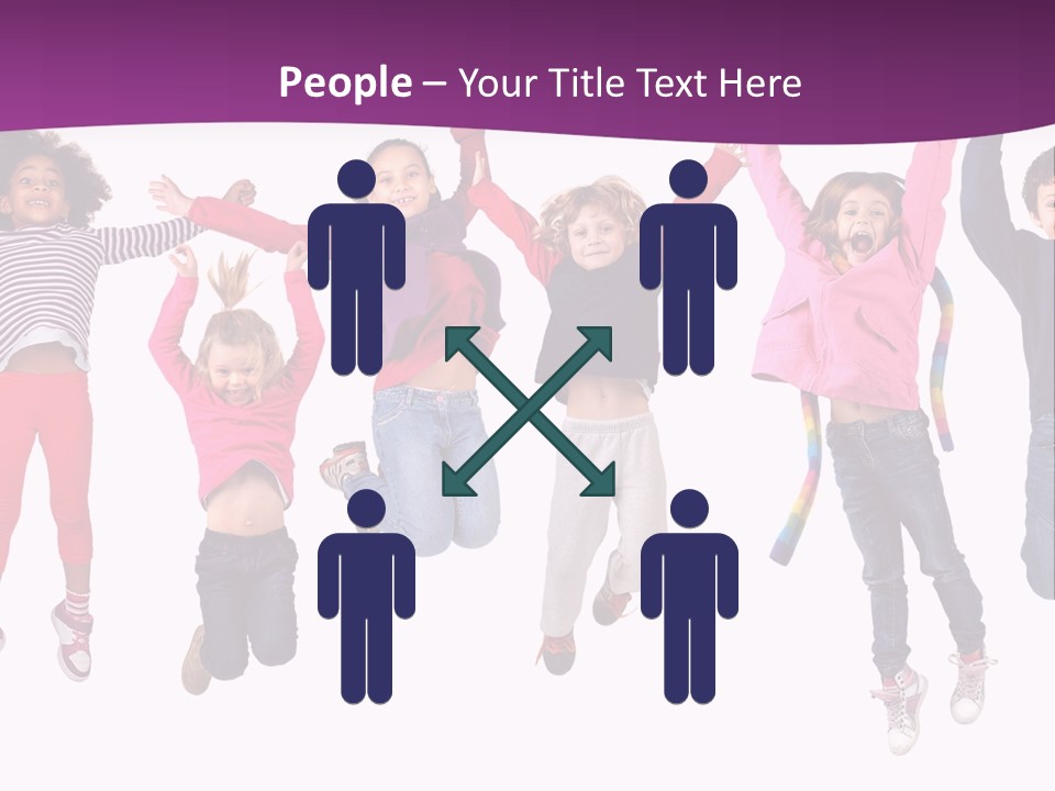 Joy Friends Childhood PowerPoint Template