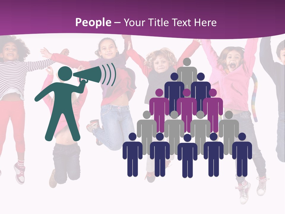 Joy Friends Childhood PowerPoint Template