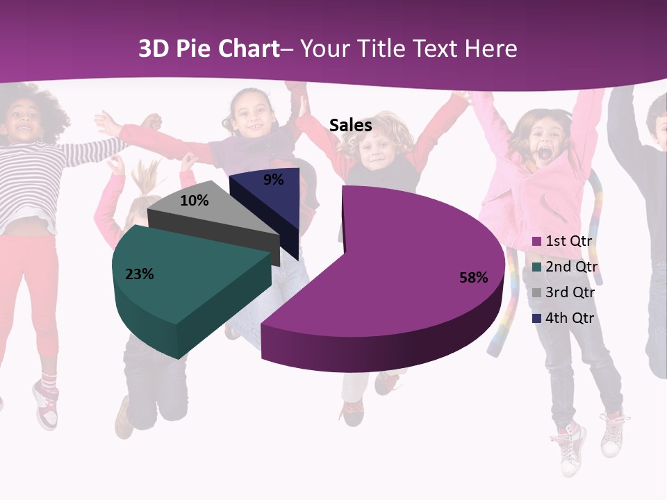 Joy Friends Childhood PowerPoint Template