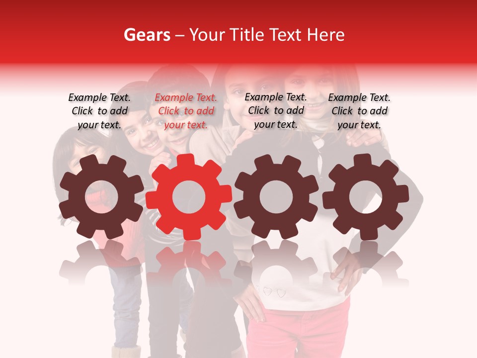 Young Joy Together PowerPoint Template