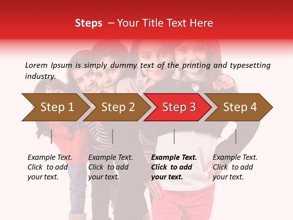 Young Joy Together PowerPoint Template