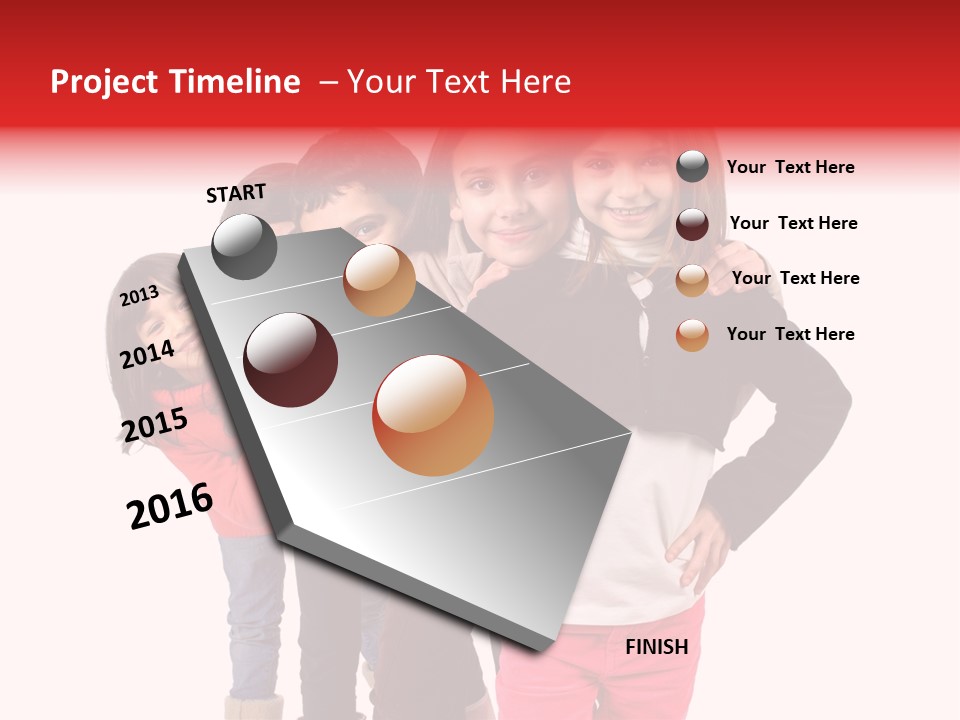 Young Joy Together PowerPoint Template