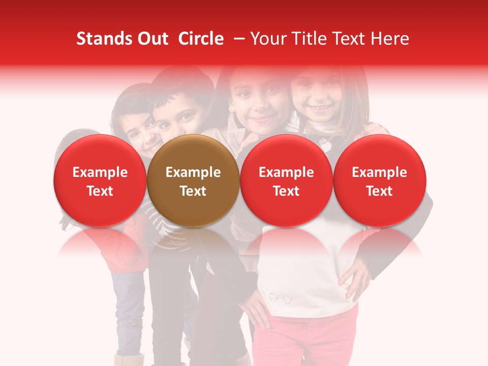 Young Joy Together PowerPoint Template