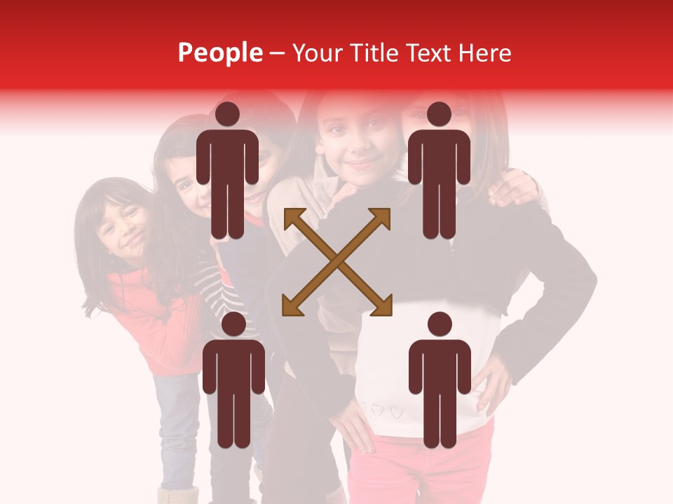 Young Joy Together PowerPoint Template