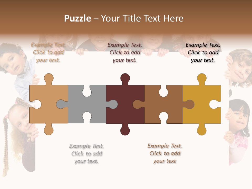 Attractive Childhood Young PowerPoint Template