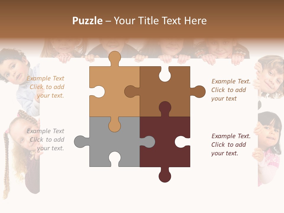 Attractive Childhood Young PowerPoint Template