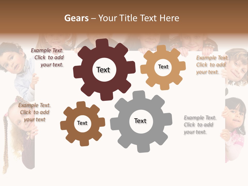 Attractive Childhood Young PowerPoint Template