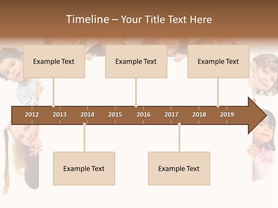 Attractive Childhood Young PowerPoint Template