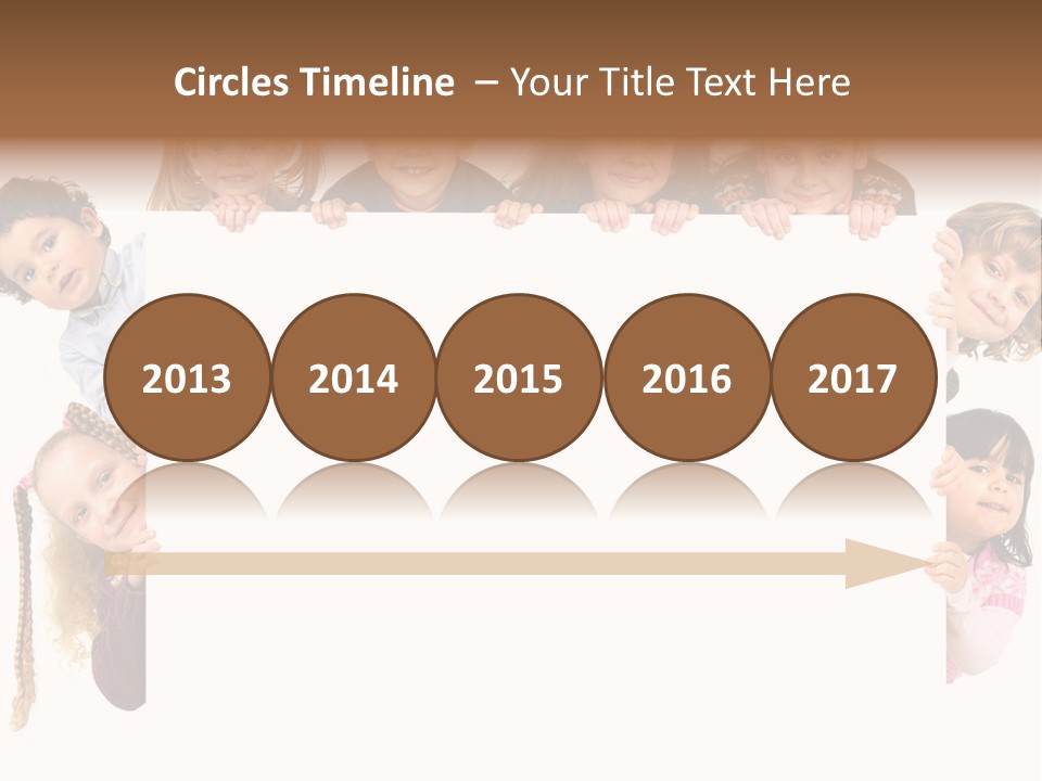 Attractive Childhood Young PowerPoint Template