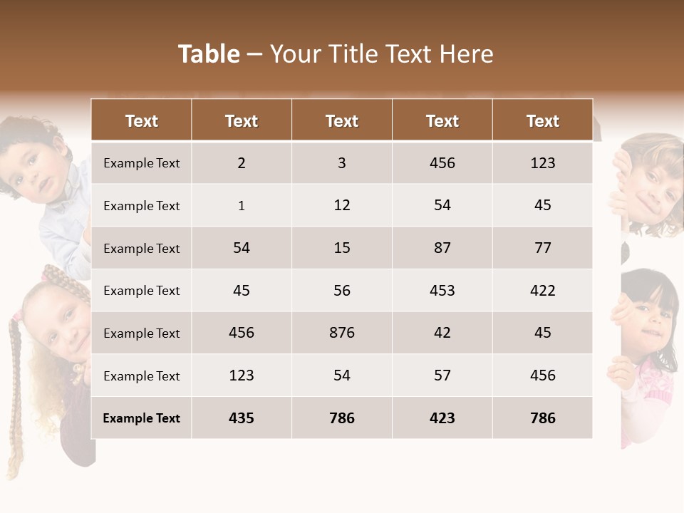 Attractive Childhood Young PowerPoint Template