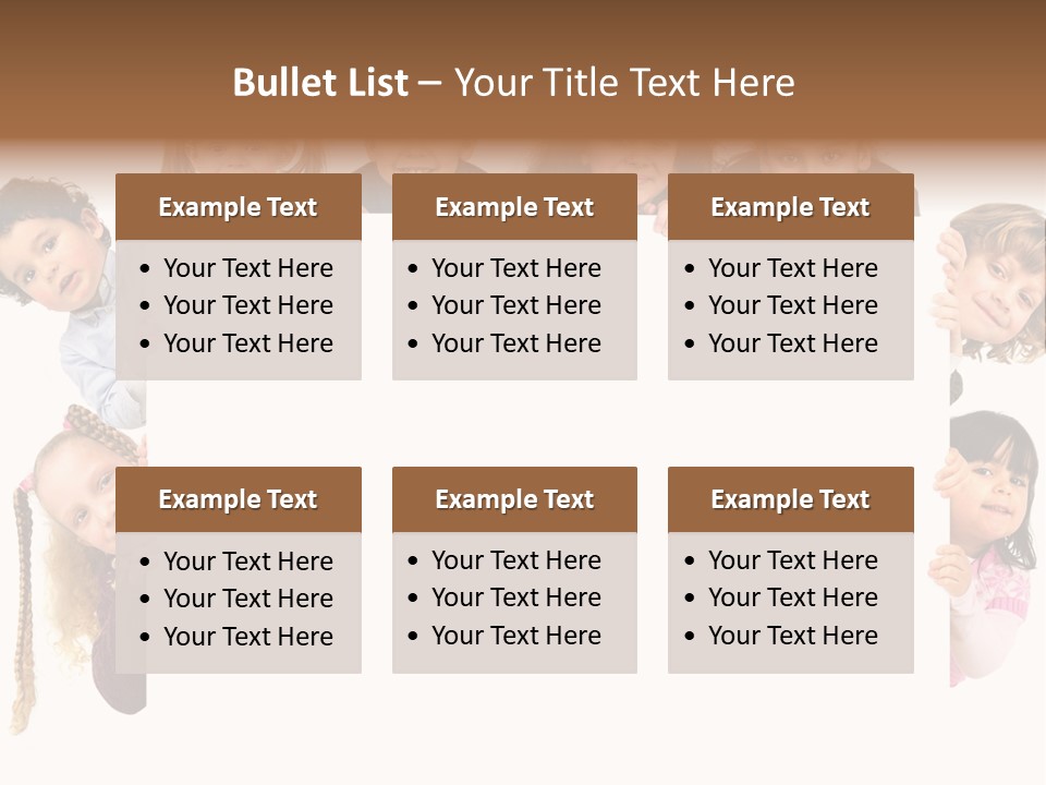 Attractive Childhood Young PowerPoint Template