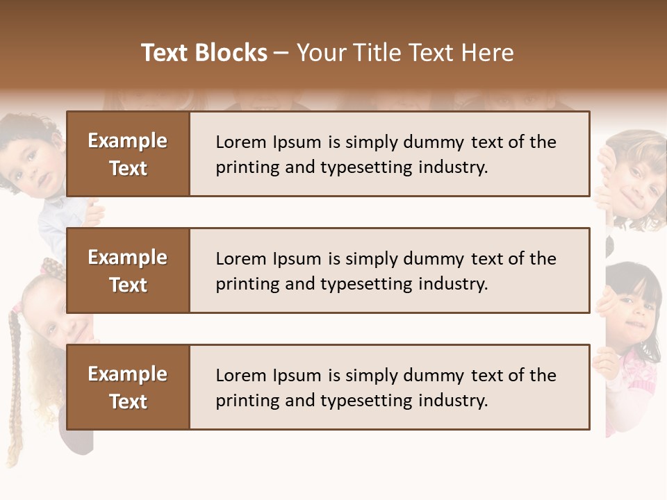 Attractive Childhood Young PowerPoint Template