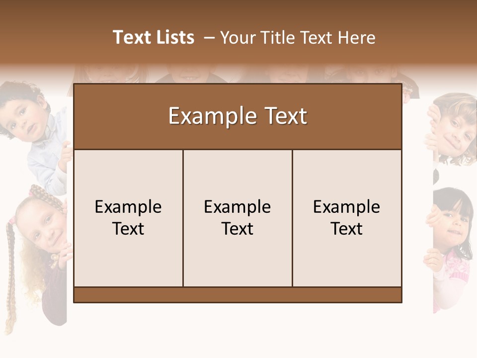 Attractive Childhood Young PowerPoint Template
