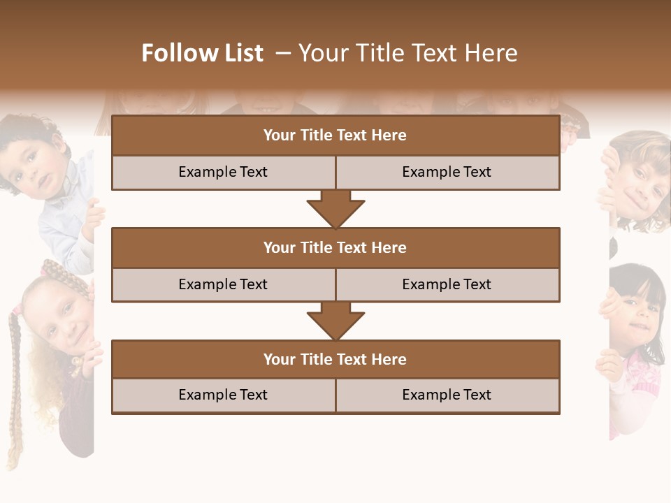 Attractive Childhood Young PowerPoint Template