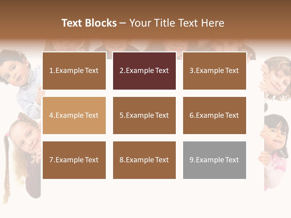 Attractive Childhood Young PowerPoint Template