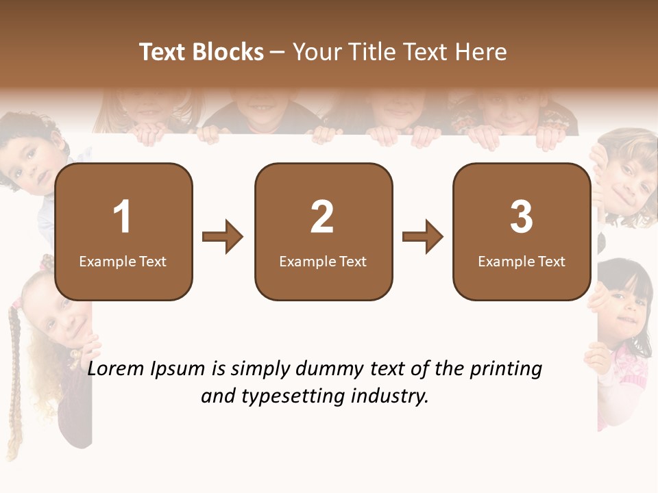 Attractive Childhood Young PowerPoint Template