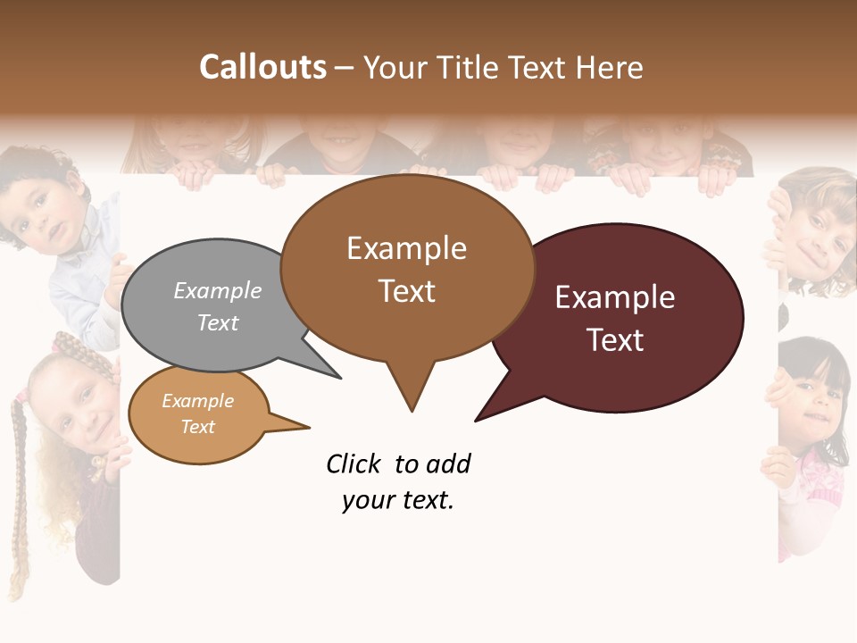 Attractive Childhood Young PowerPoint Template