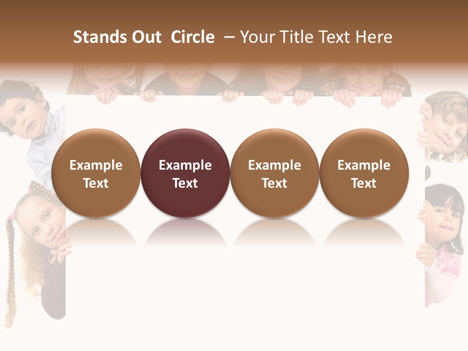 Attractive Childhood Young PowerPoint Template