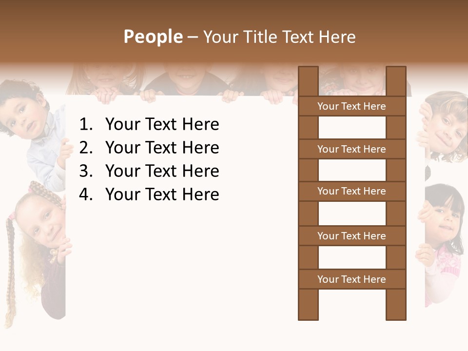 Attractive Childhood Young PowerPoint Template