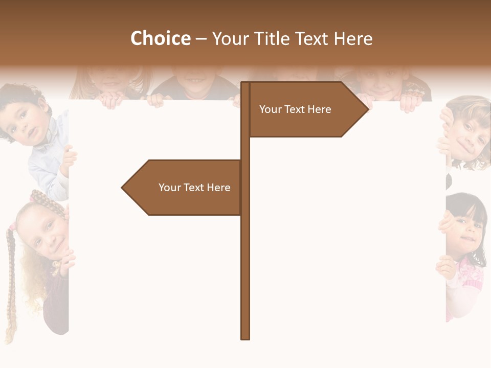 Attractive Childhood Young PowerPoint Template