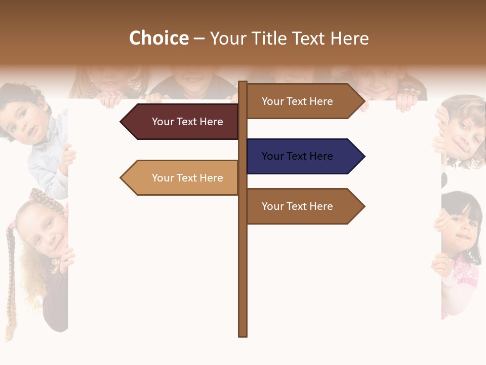 Attractive Childhood Young PowerPoint Template