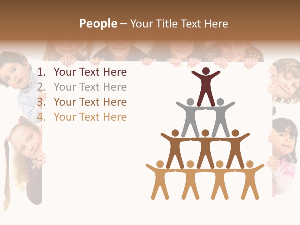 Attractive Childhood Young PowerPoint Template